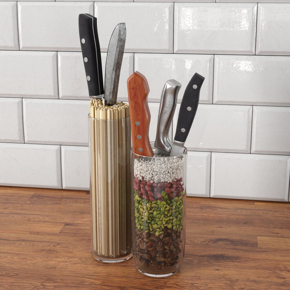 Kitchen Knife Holder Modello 3D