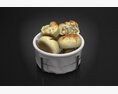 Garlic Knots Delight 3D模型
