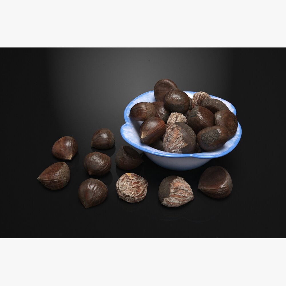 Bowl of Nuts Modello 3D
