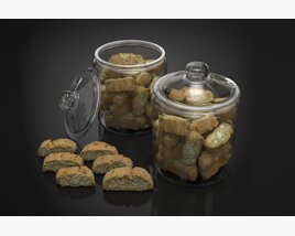 Glass Cookie Jars 3D model