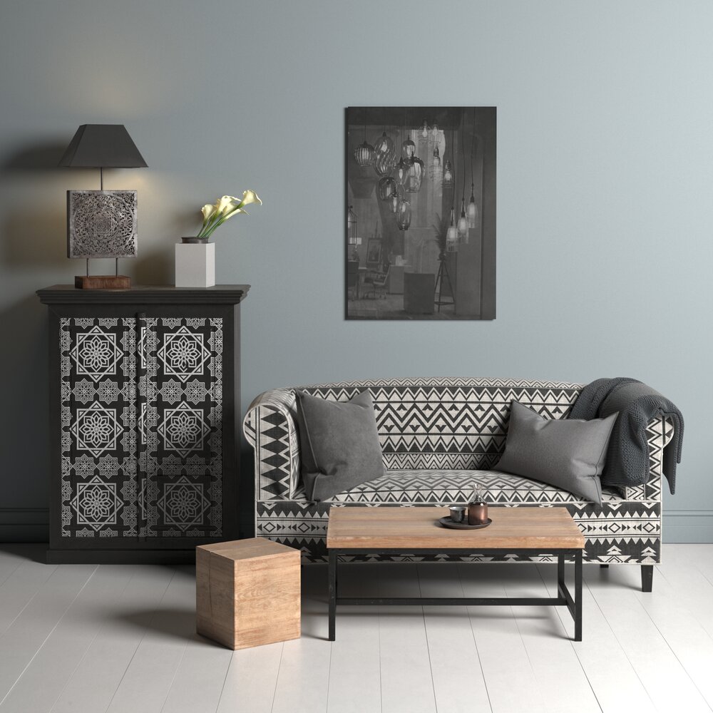 Living Room Set 47 3D模型