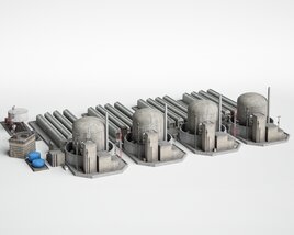Power Station Modello 3D