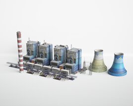 Power Station 02 Modello 3D