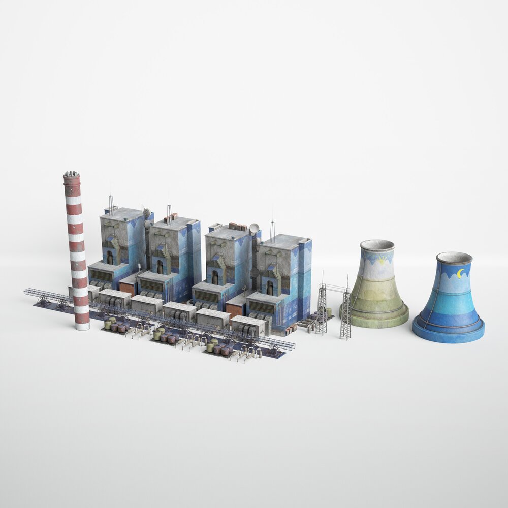 Power Station 02 3D model