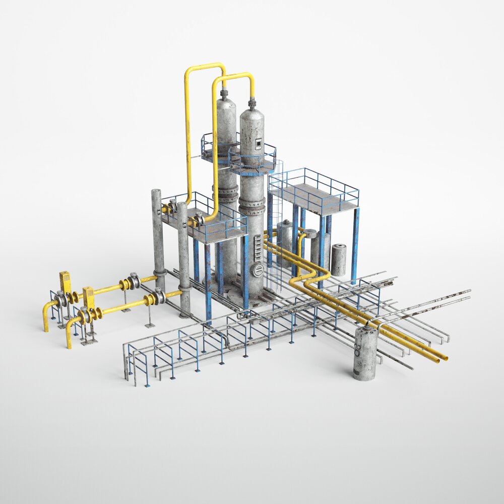 Refinery 3D-Modell