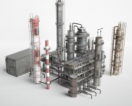 Refinery 02 3Dモデル