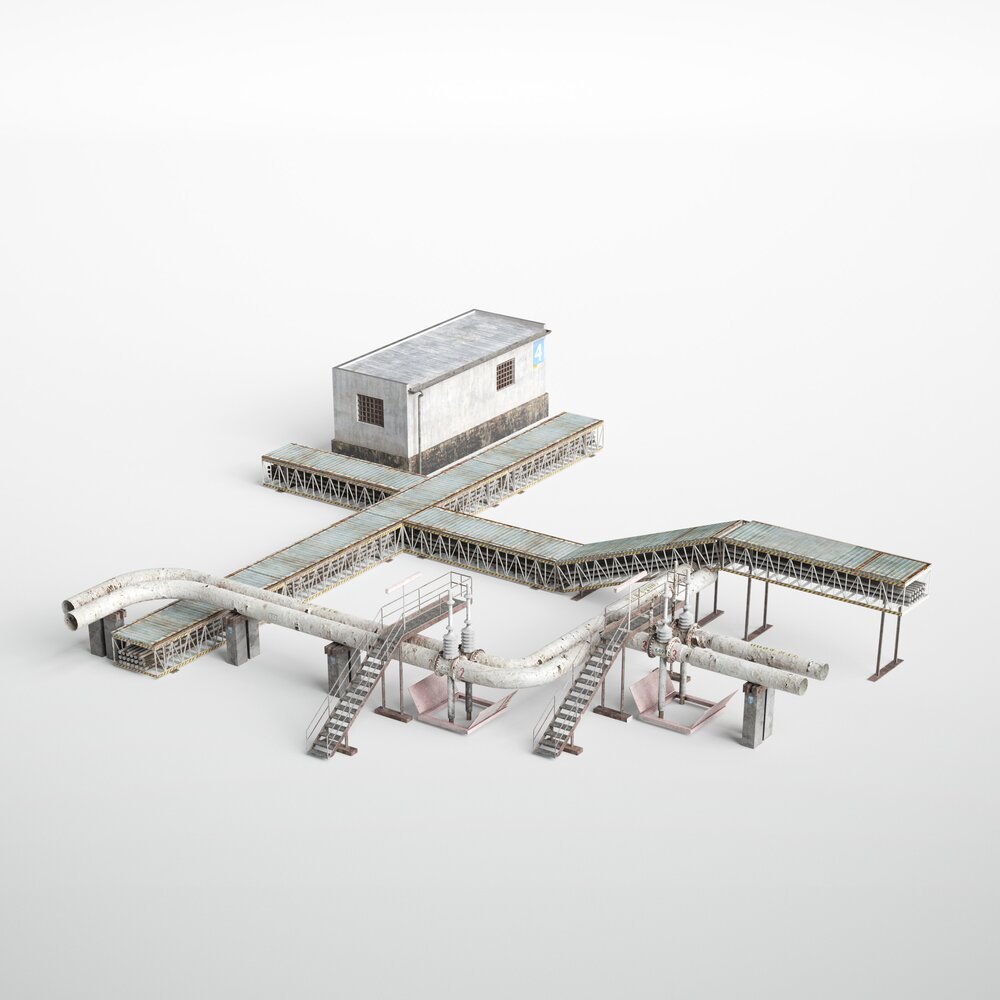 Refinery 04 3D-Modell