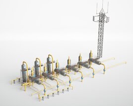 Refinery 05 3D-Modell