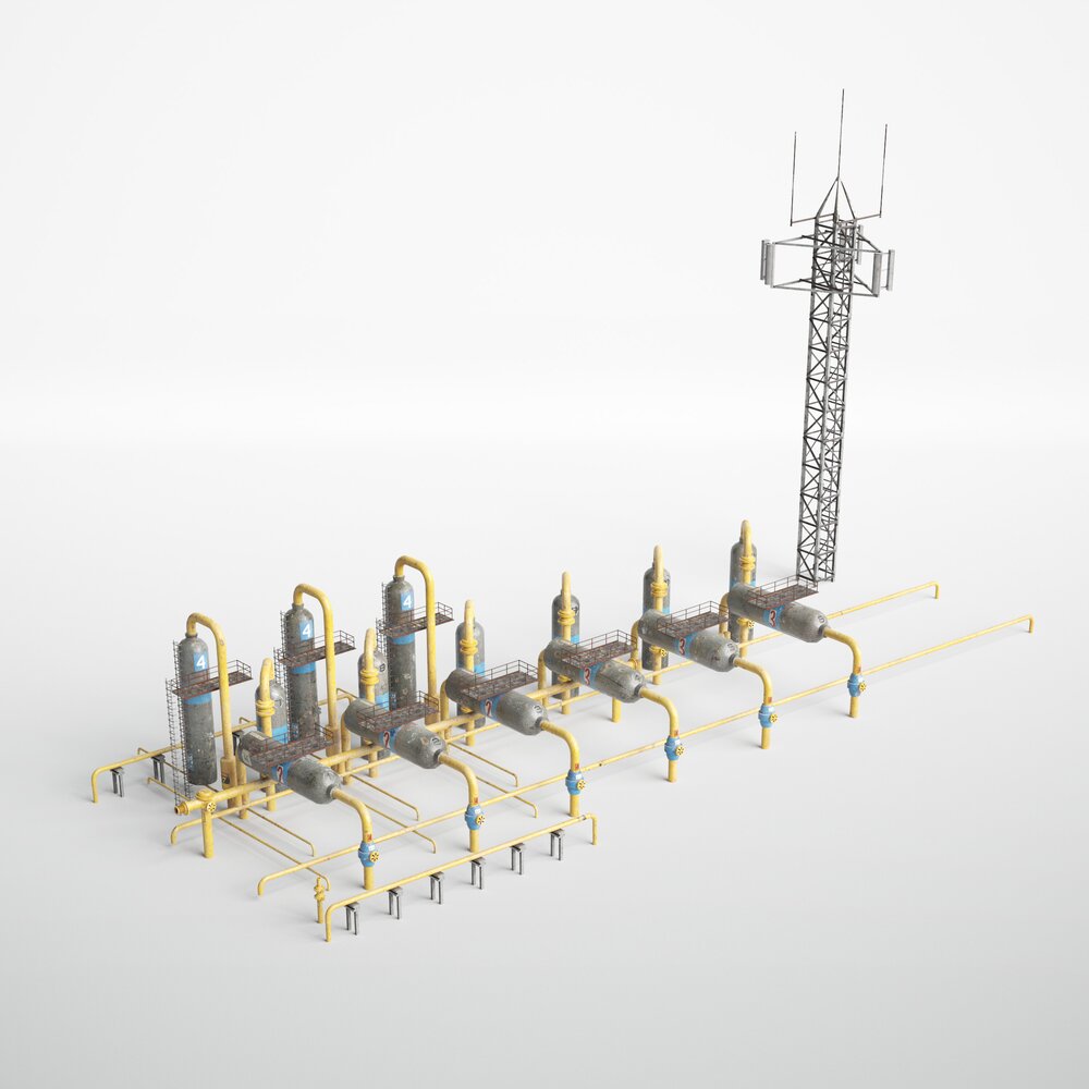 Refinery 05 Modèle 3D