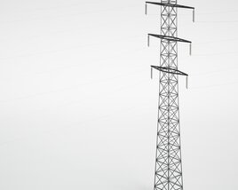 Electricity Pole 3D 모델 