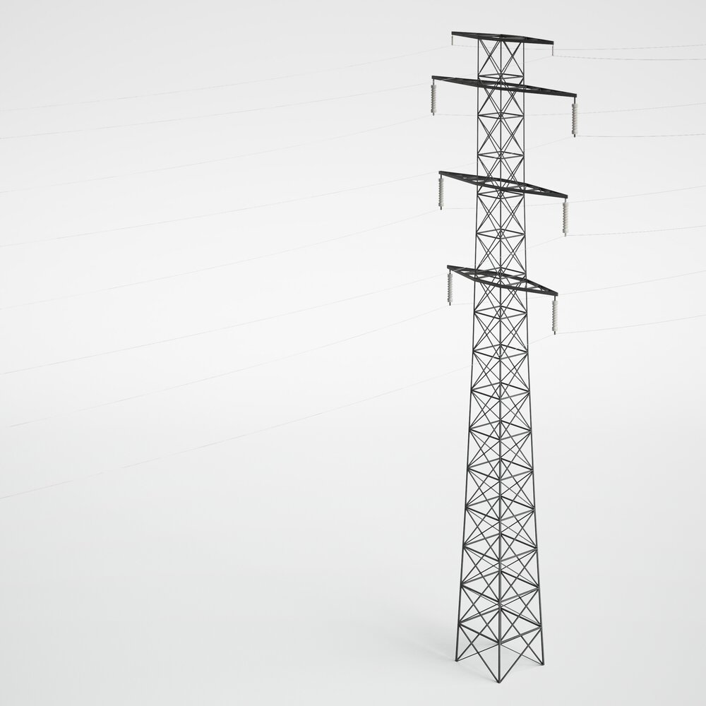 Electricity Pole Modelo 3d