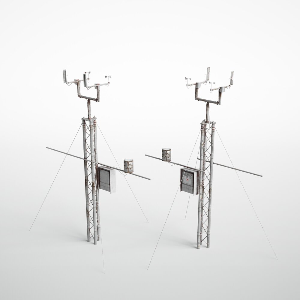 Automatic Weather Station Modelo 3d