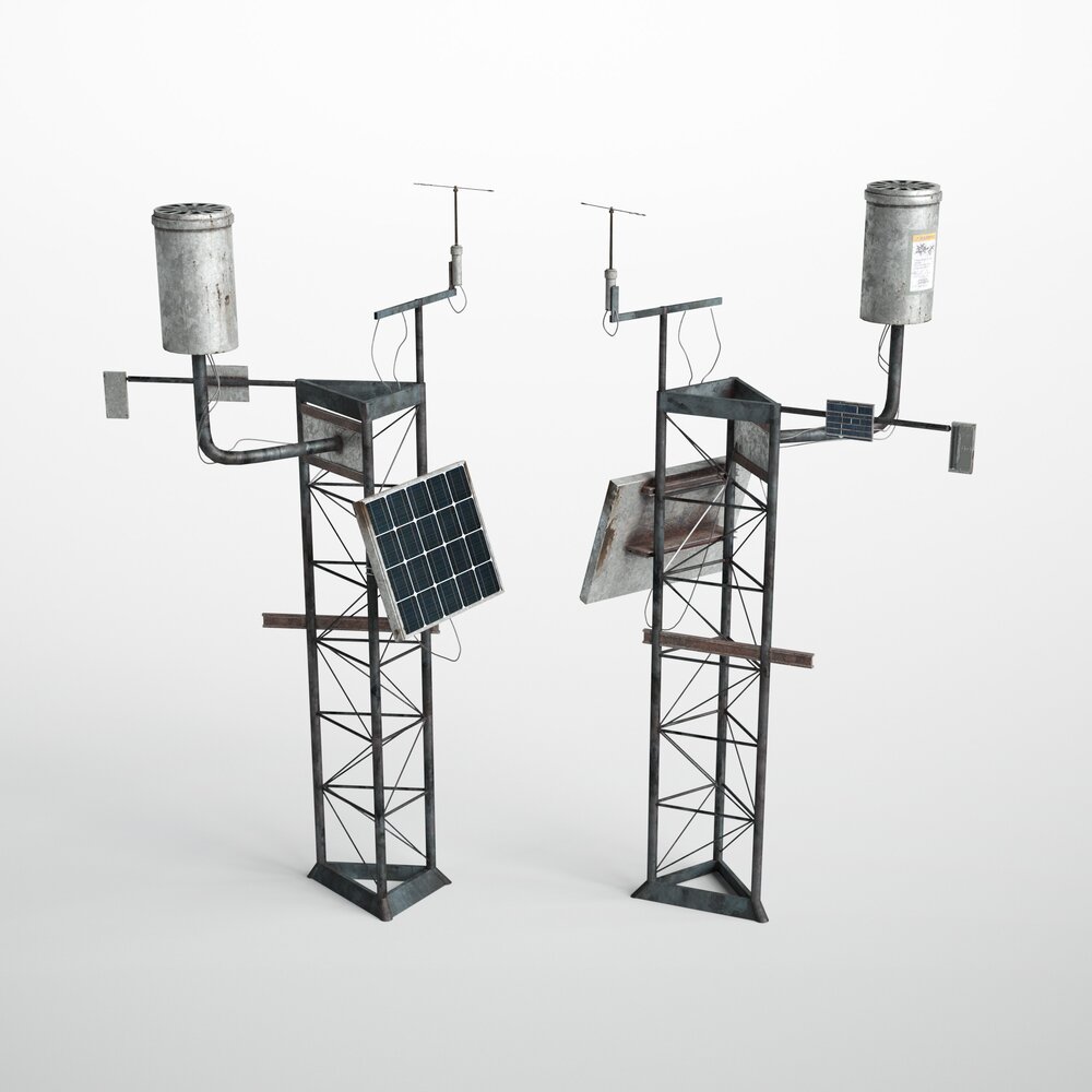 Automatic Weather Station 02 3D 모델 