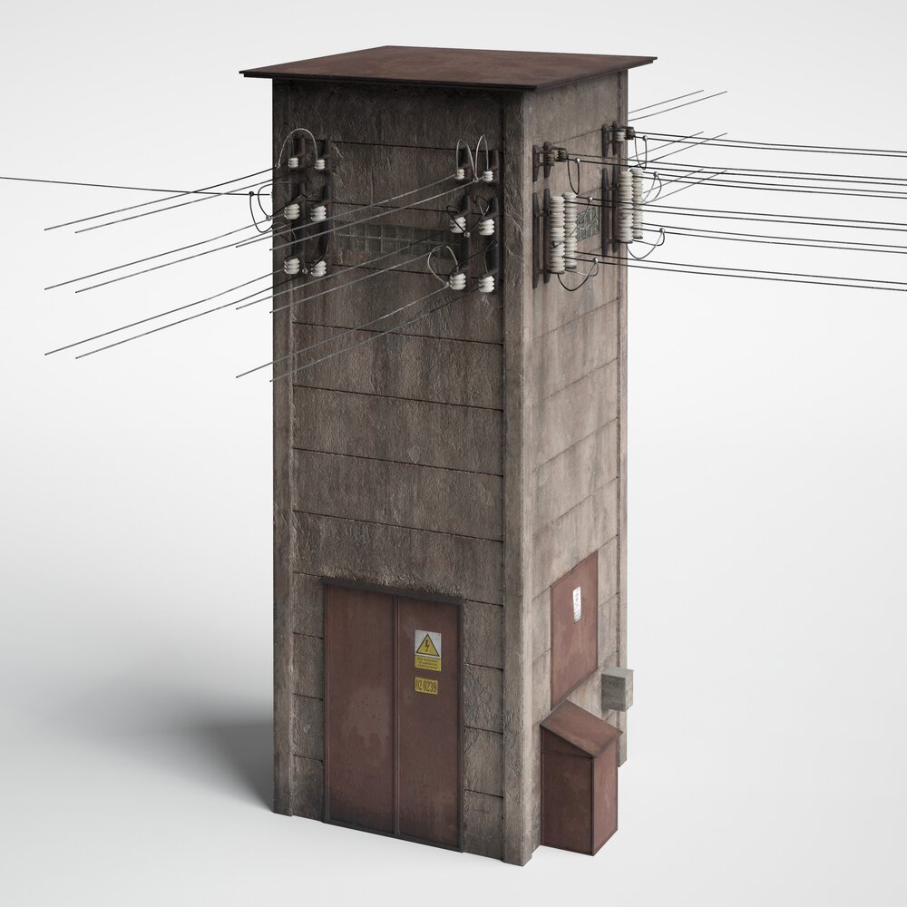 Tower Station Modello 3D