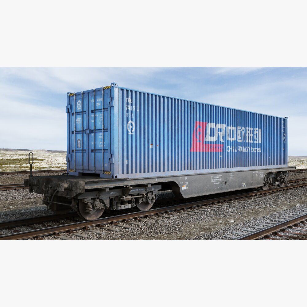 Freight Wagon 3D 모델 