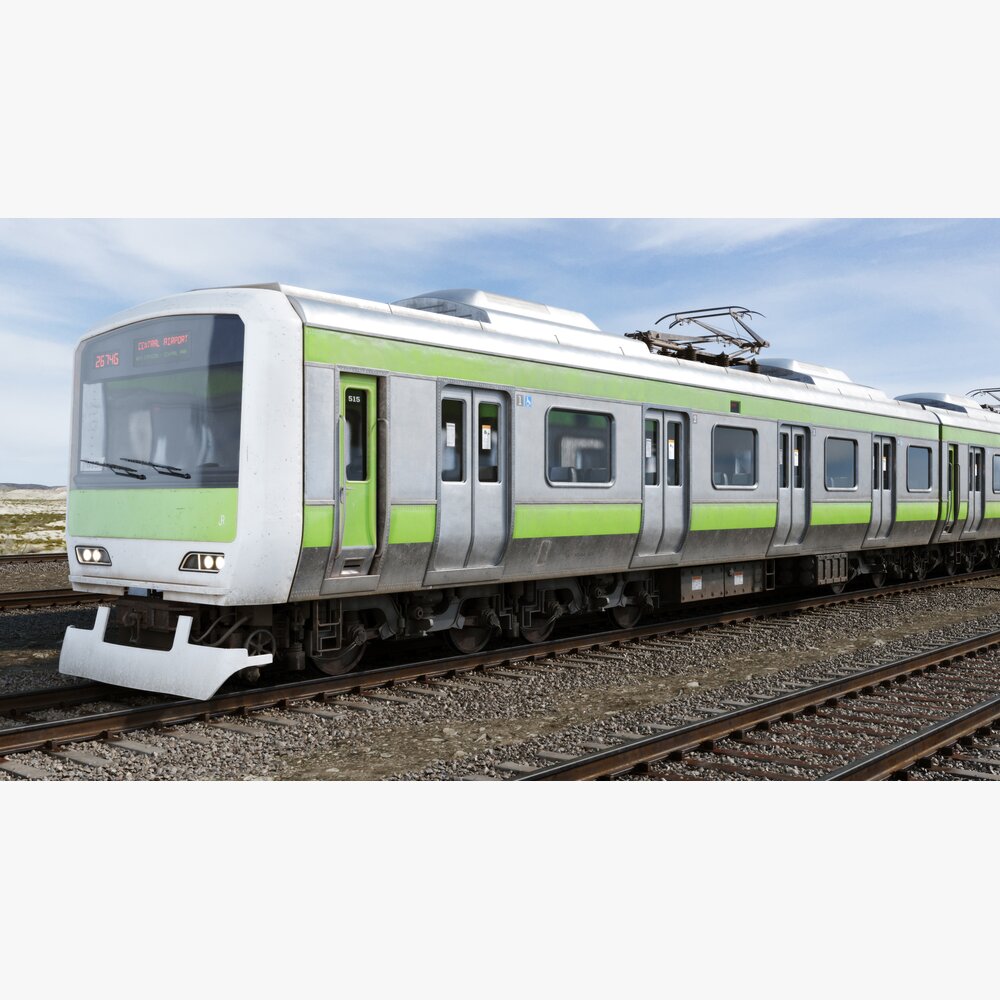 Modern Train 3D-Modell