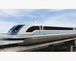 High-Speed Train Modelo 3d