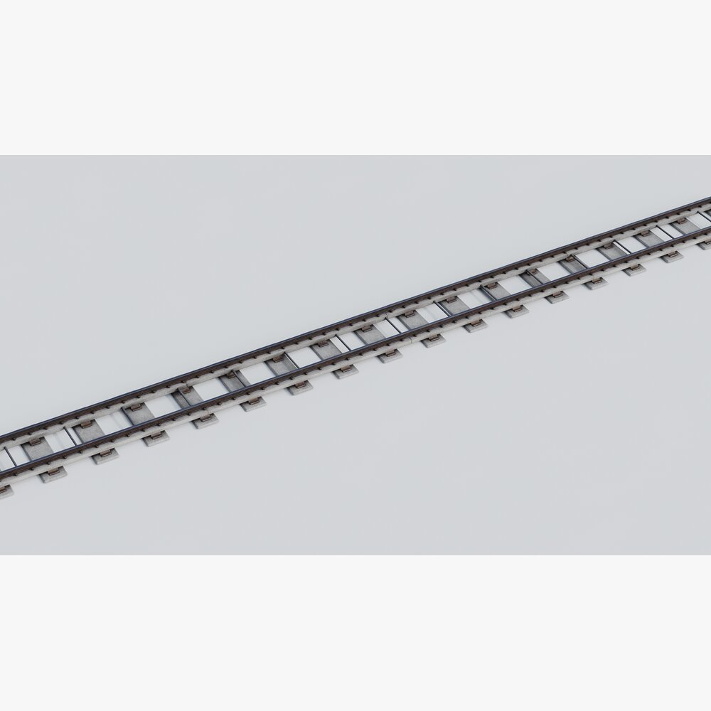 Railway Track Modèle 3D
