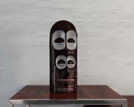 Tribal Mask Decor Modelo 3d