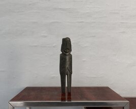 Standing Bronze Sculpture Modello 3D