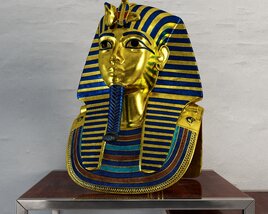 Pharaoh's Golden Mask 3D model