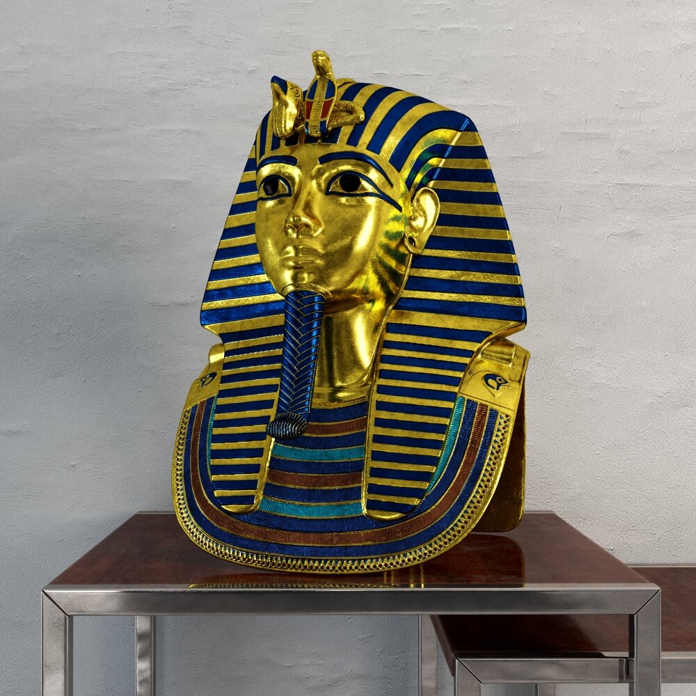 Pharaoh's Golden Mask 3D 모델 