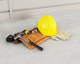 Construction Safety Gear 3D-Modell