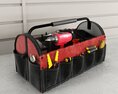 Handyman's Toolbox and Tools 3D-Modell