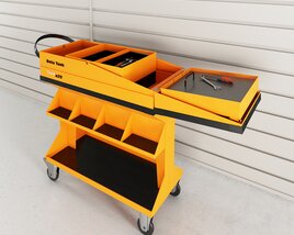 Rolling Tool Cart 3Dモデル