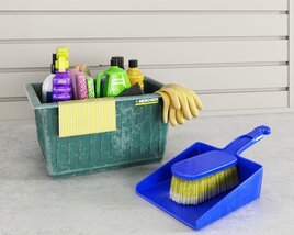Cleaning Essentials Kit 3D 모델 