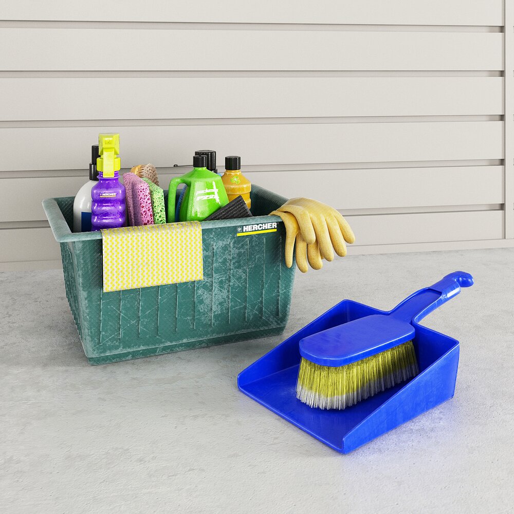 Cleaning Essentials Kit 3D 모델 