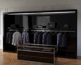 Clothes Store Interior 3D-Modell