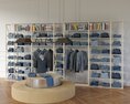 Modern Clothing Store Display 3D модель