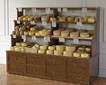 Cheese Display Cabinet 3D模型