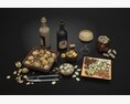 Assorted Nuts and Beer 3D-Modell