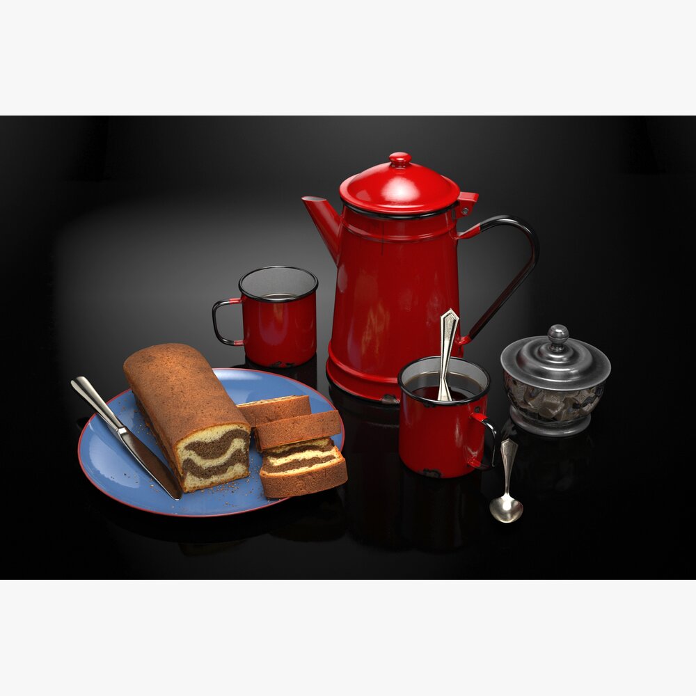 Classic Coffee Break 3Dモデル
