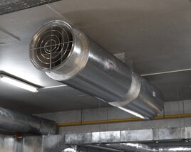 Industrial Ventilation Duct 3D-Modell