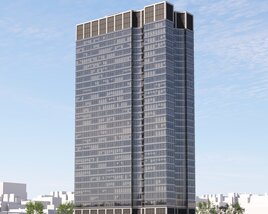 Modern Skyscraper Design 02 3D model