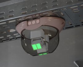 Overhead Barcode Scanner 3D model
