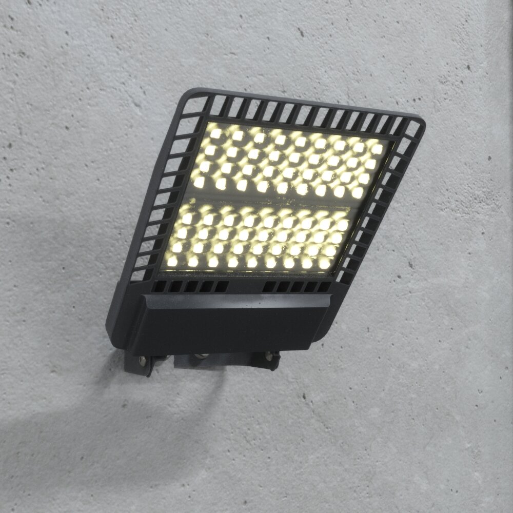 LED Wall-mounted Floodlight Modello 3D