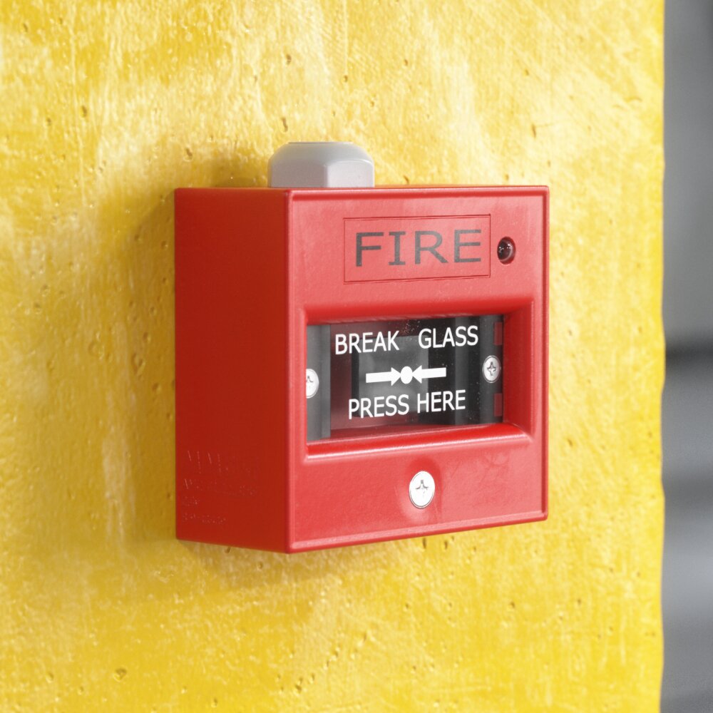 Manual Fire Alarm Pull Station Modelo 3d