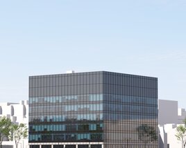 Contemporary Office Building 3D-Modell