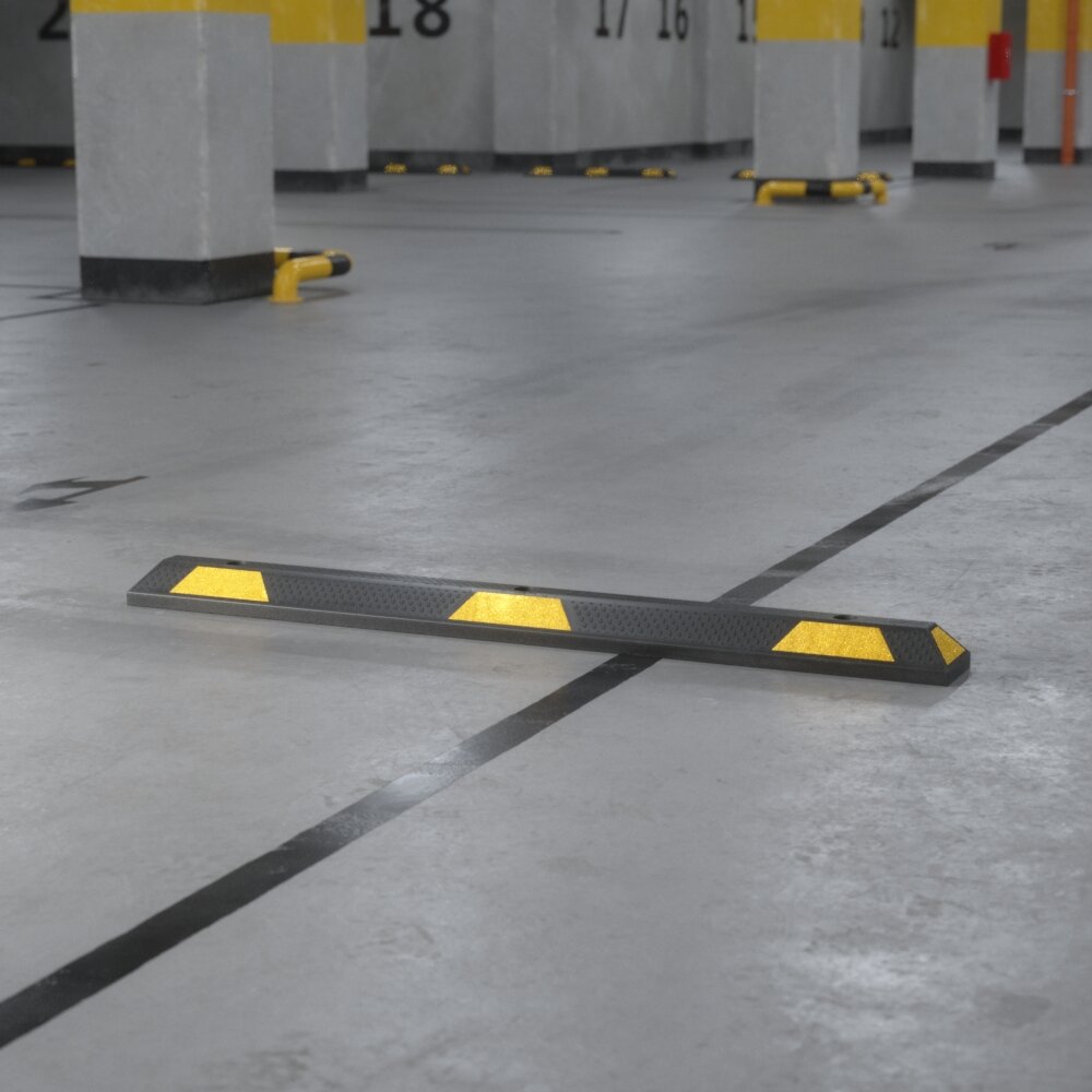 Parking Garage Floor Bump Stop 3D-Modell