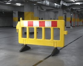 Plastic Safety Barrier 3Dモデル