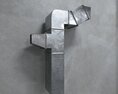 Geometric Metal Sculpture 3d model