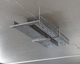 Ceiling Mounted Cable Tray 3D 모델 