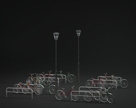Bicycle Parking 3D 모델 
