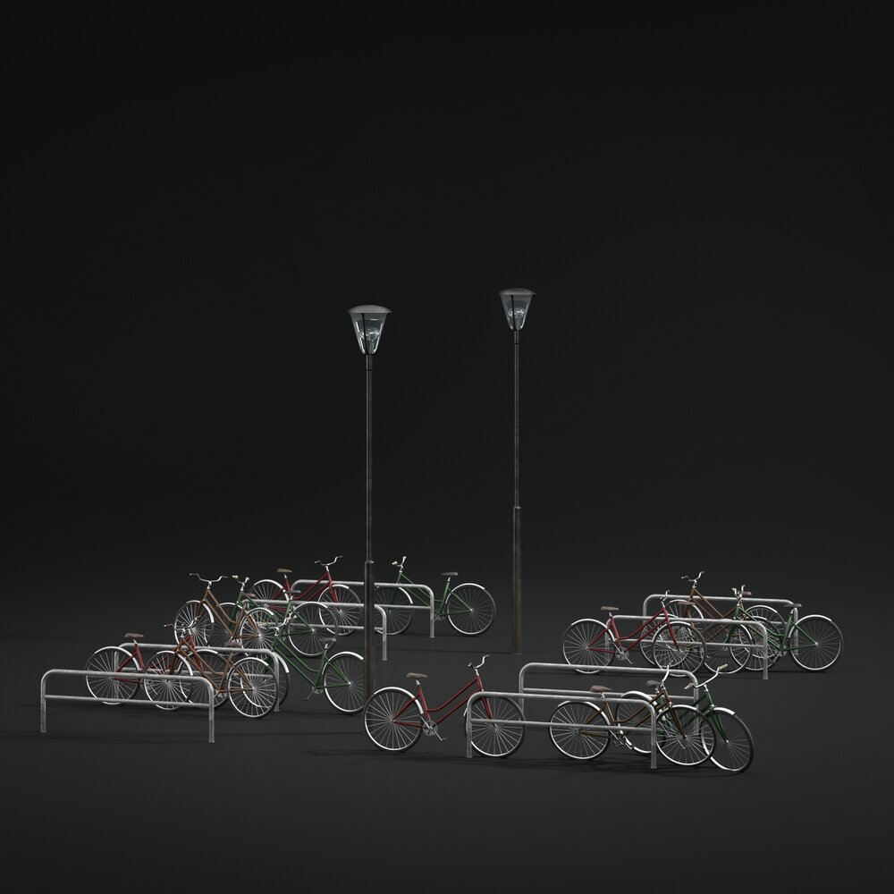 Bicycle Parking Modelo 3d