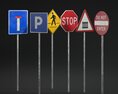 Road Signs 3D 모델 