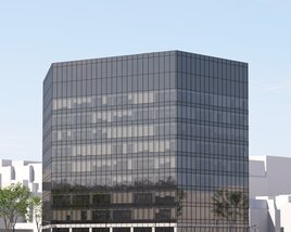 Urban Contemporary Office Building Modello 3D